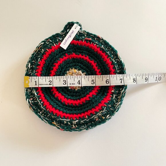 Dress Shape Dish Towel, Crochet Pot Holder, Crochet Set Towel Potholder - Picture 10 of 13